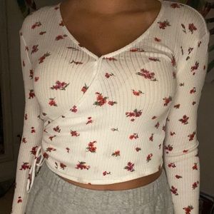 Long sleeve Forever 21 floral top